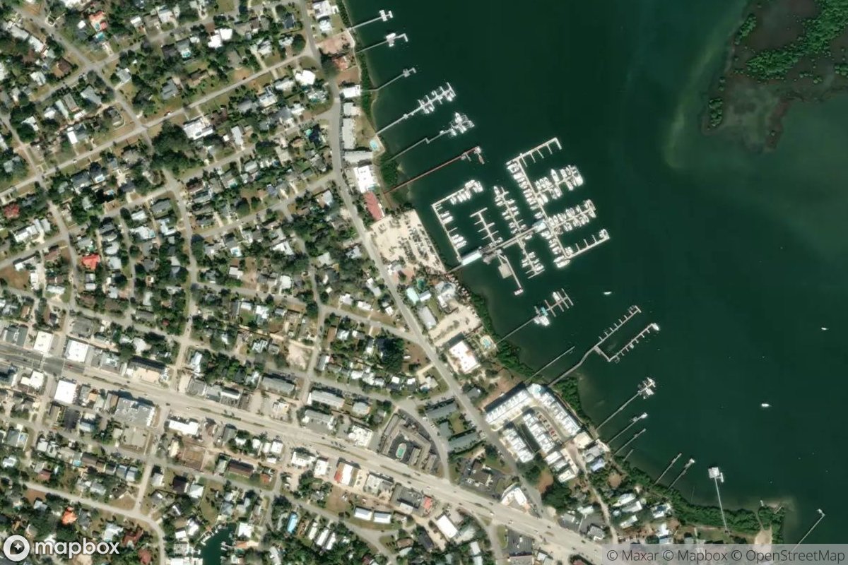 Satellite view of Marina at 29.8931, -81.2955