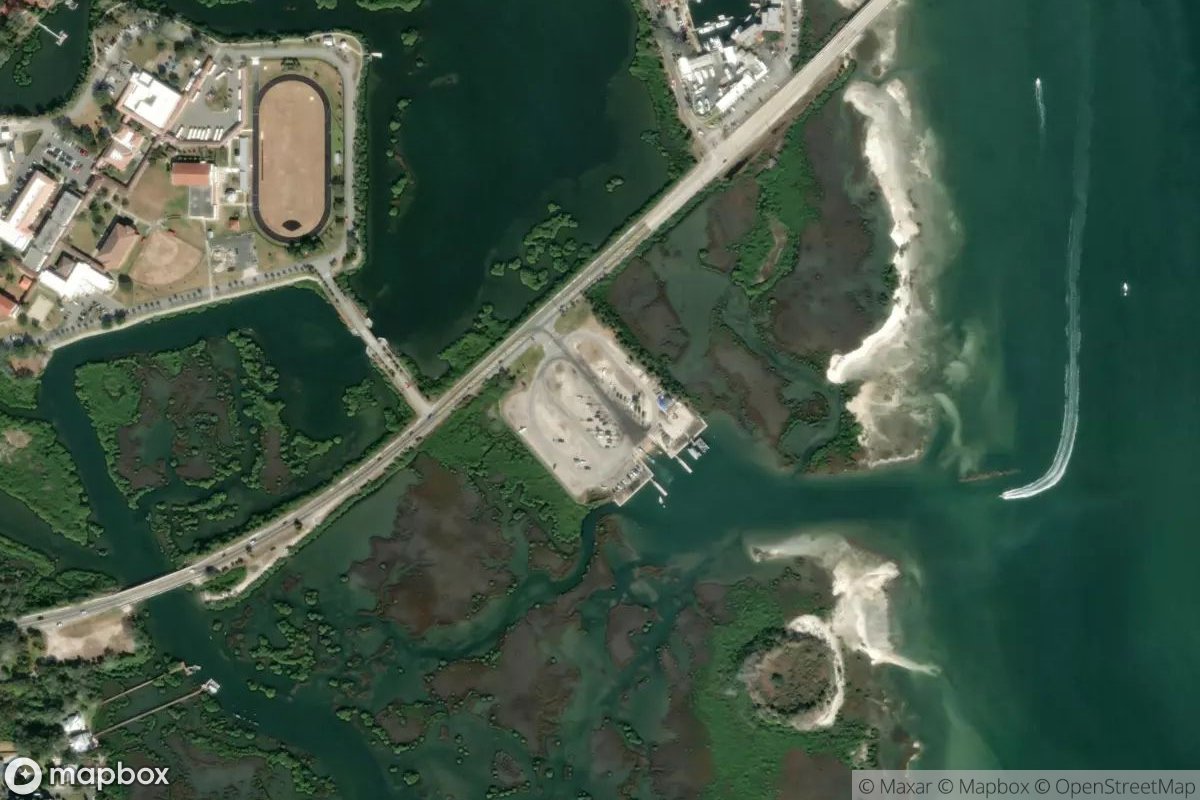 Satellite view of Marina at 29.9123, -81.3090