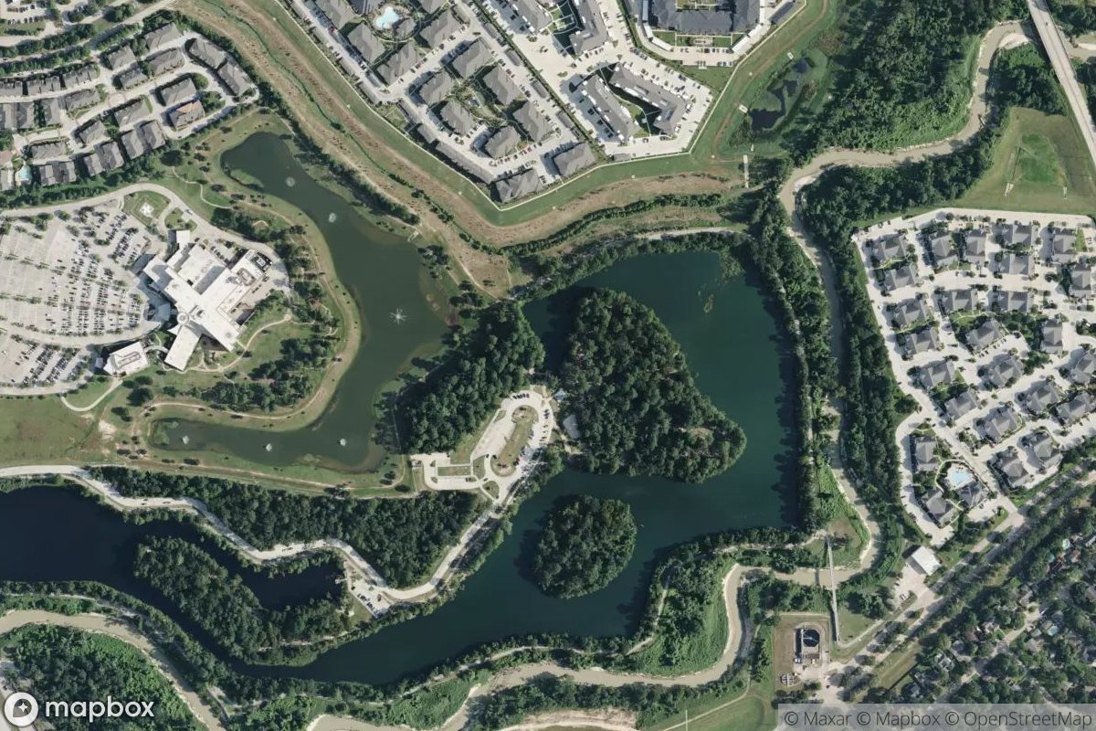 Satellite view of Marina at 29.9885, -95.5634