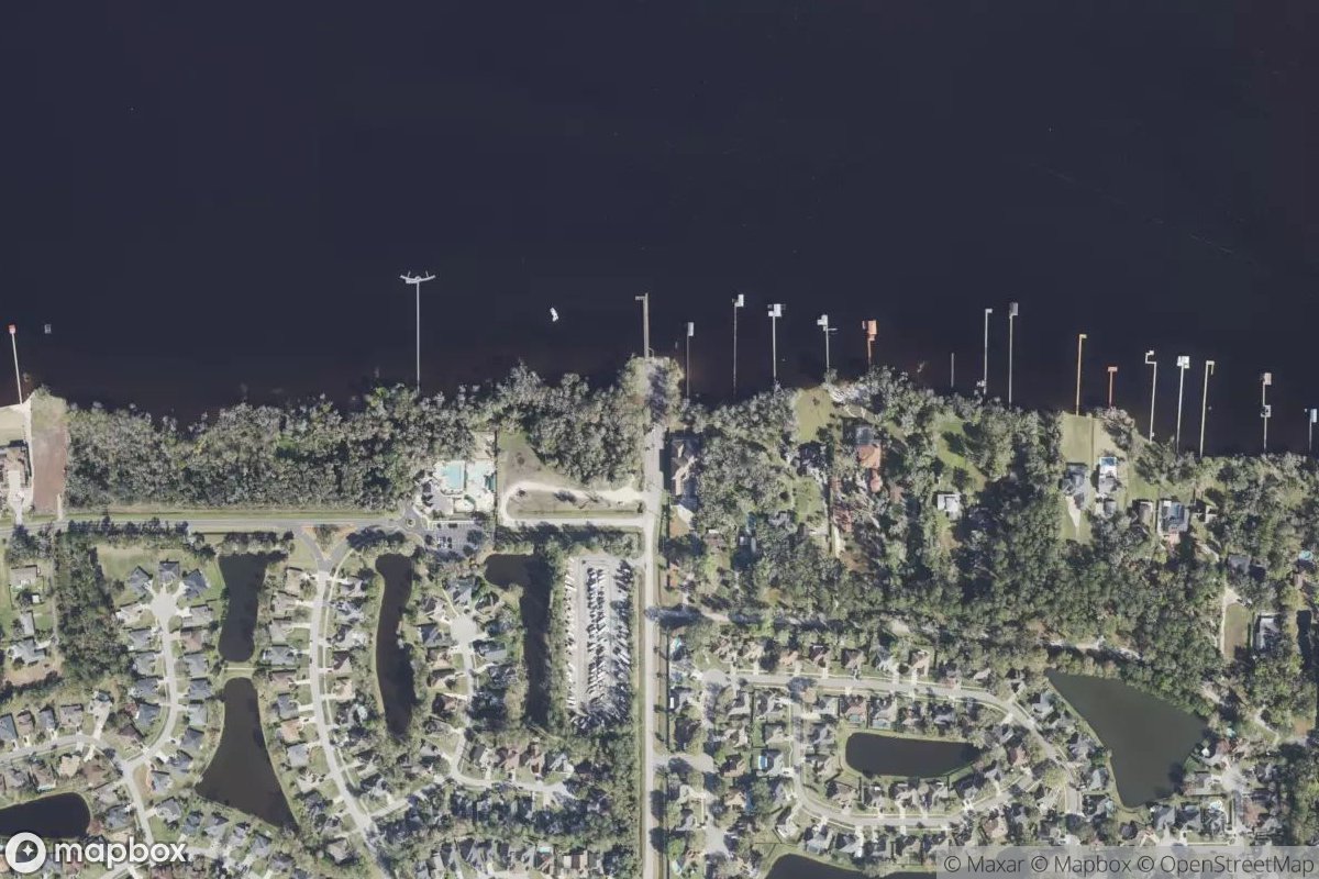 Satellite view of Marina at 30.1224, -81.7274