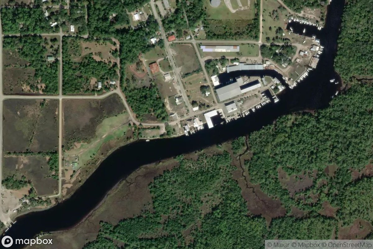 Satellite view of Marina at 30.1544, -84.2036