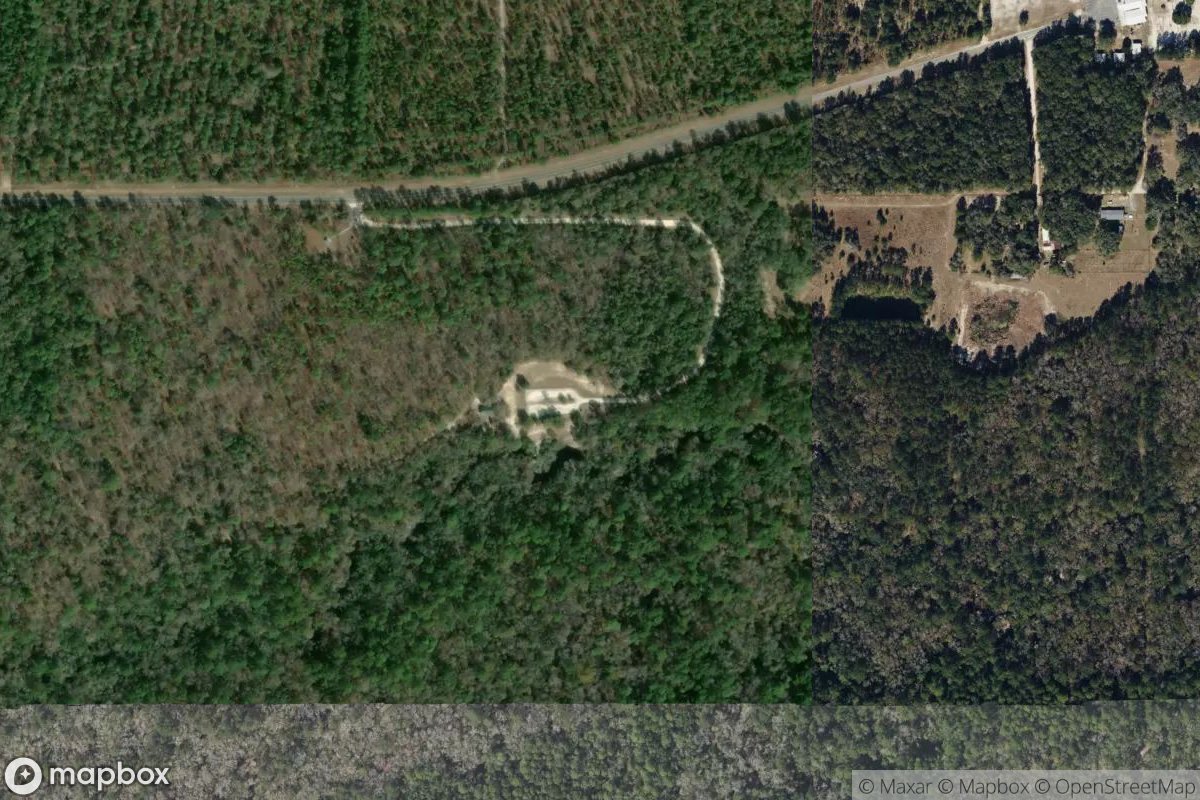 Satellite view of Marina at 30.1560, -81.9713