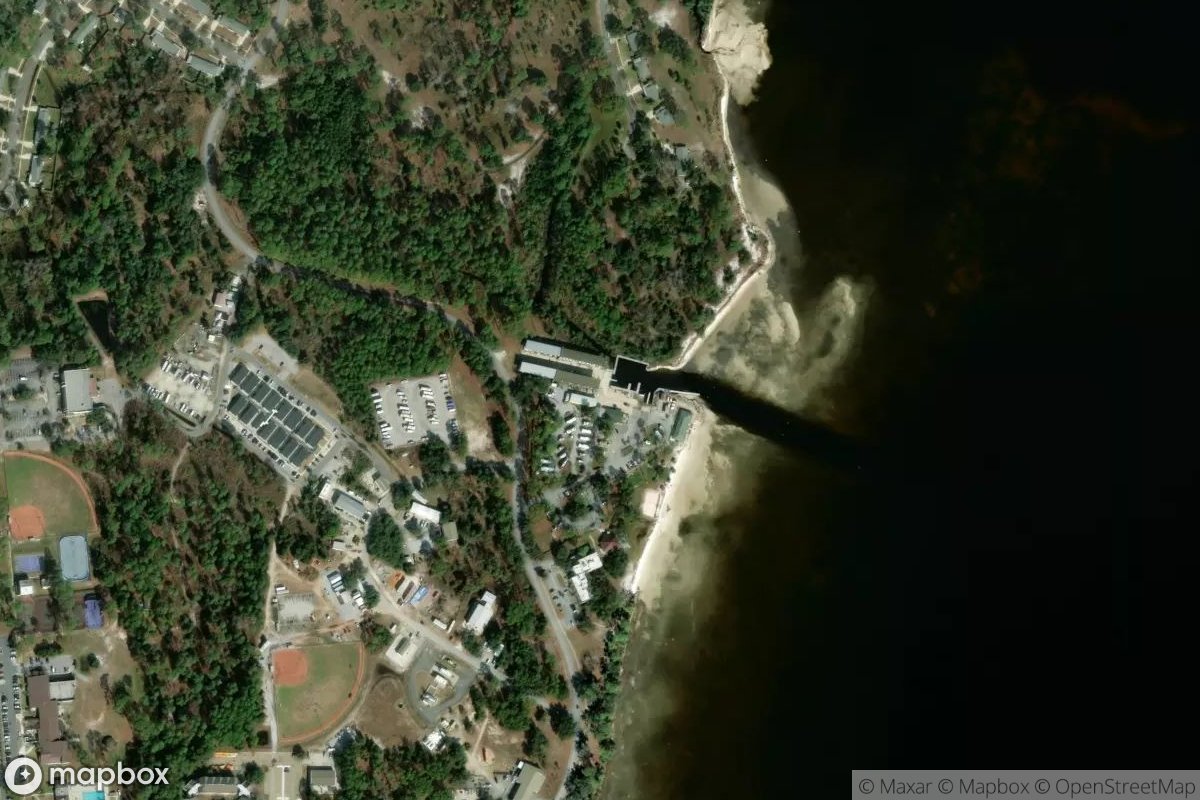 Satellite view of Marina at 30.1823, -85.7538