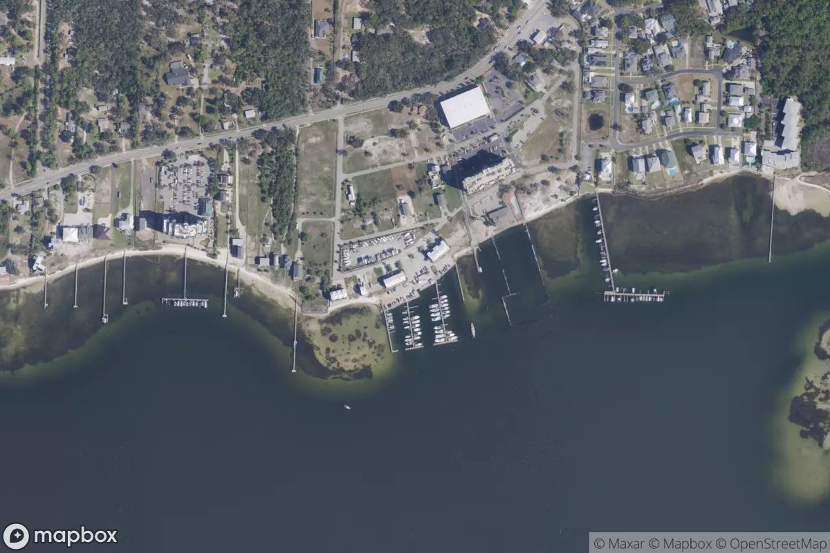 Satellite view of Marina at 30.3271, -87.3578