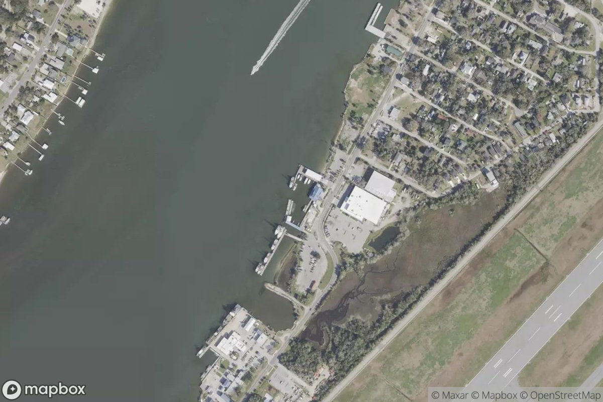 Satellite view of Marina at 30.3905, -81.4330