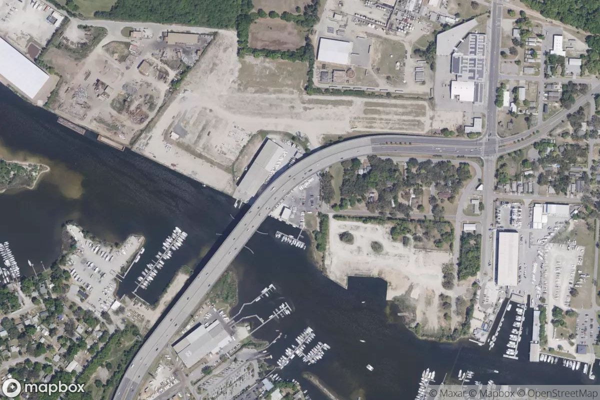 Satellite view of Marina at 30.4027, -87.2463