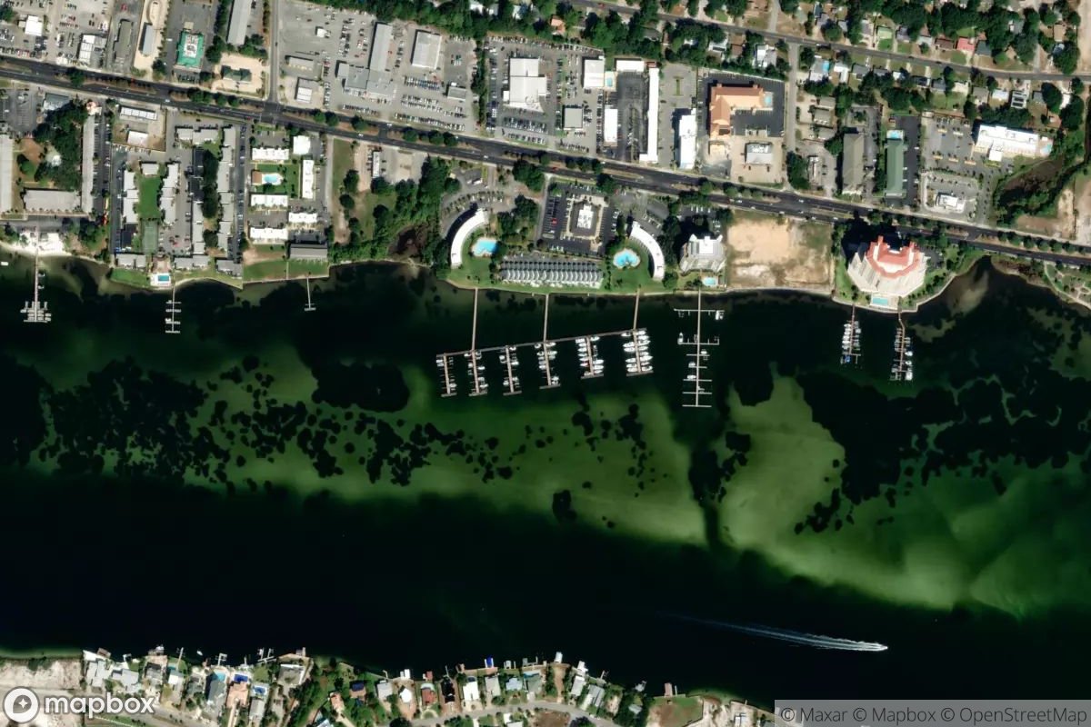 Satellite view of Marina at 30.4038, -86.6278