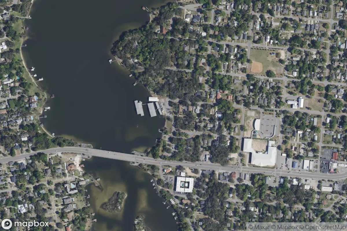 Satellite view of Marina at 30.4271, -87.1860