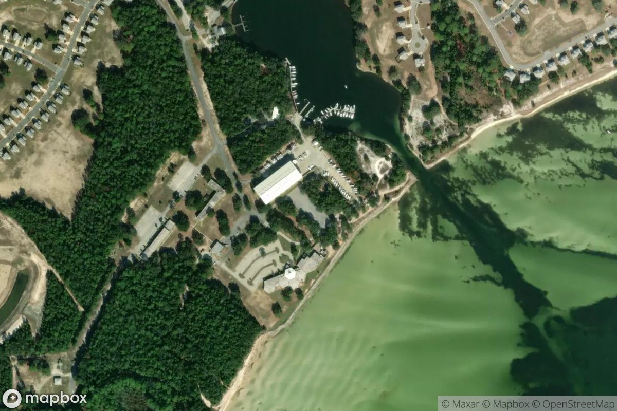 Satellite view of Marina at 30.4519, -86.5430