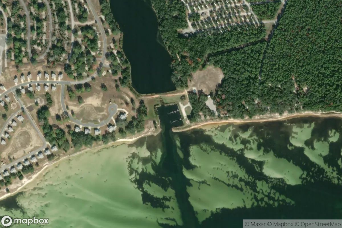 Satellite view of Marina at 30.4569, -86.5305