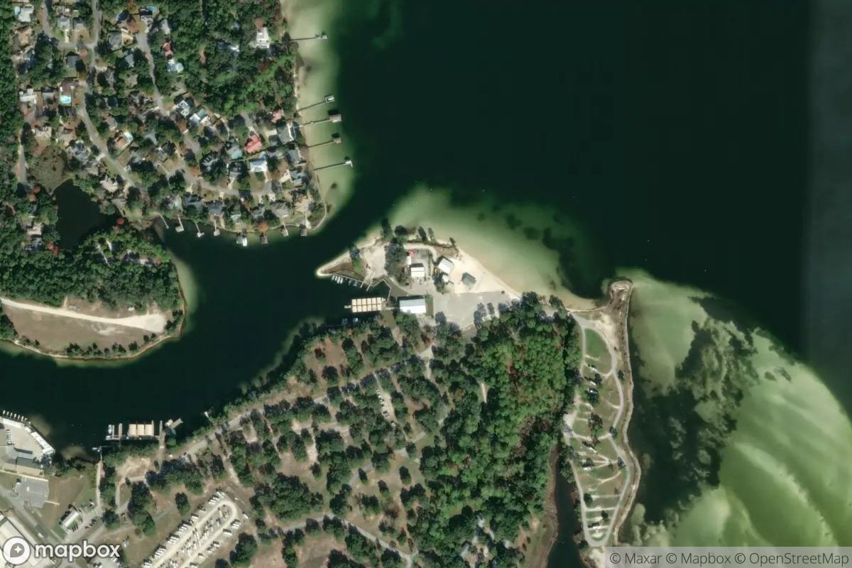 Satellite view of Marina at 30.4829, -86.4819