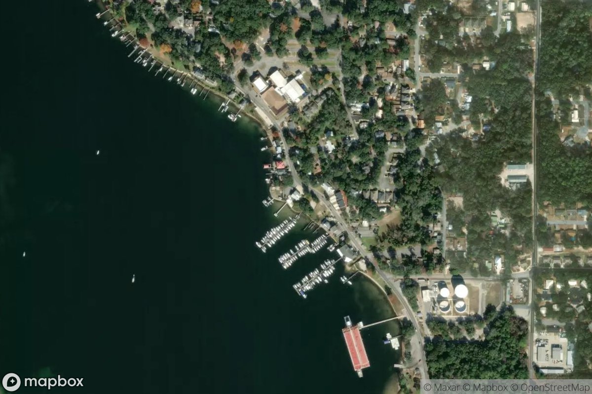 Satellite view of Marina at 30.5140, -86.4834