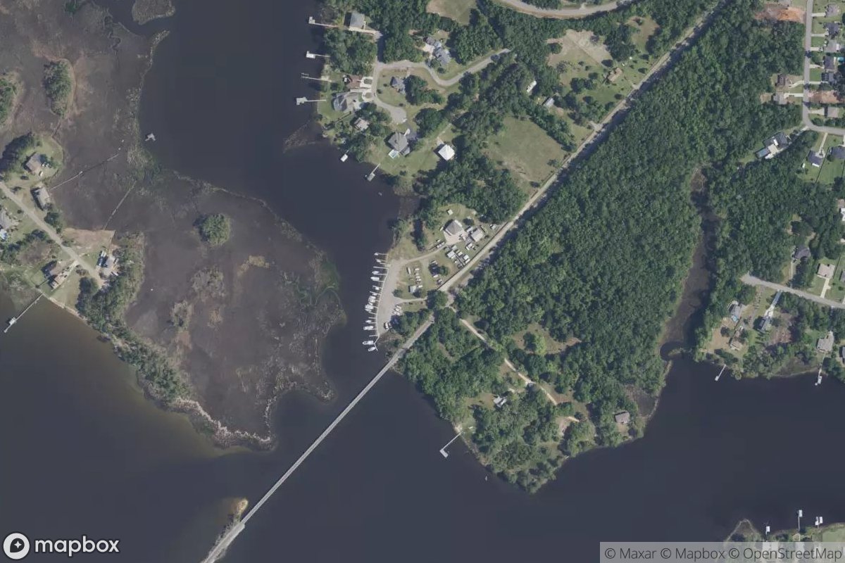 Satellite view of Marina at 30.5498, -87.1261