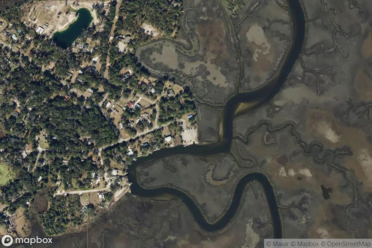 Satellite view of Marina at 30.5500, -81.5364