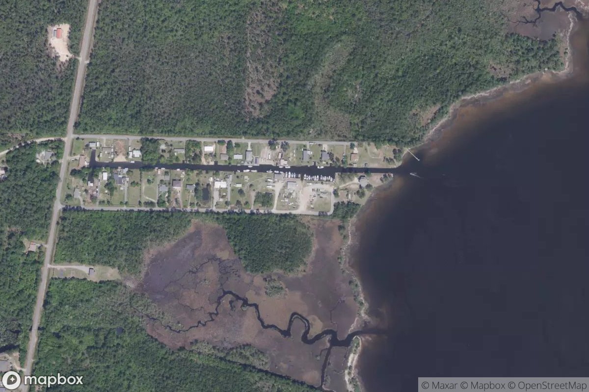 Satellite view of Marina at 30.5637, -87.0116