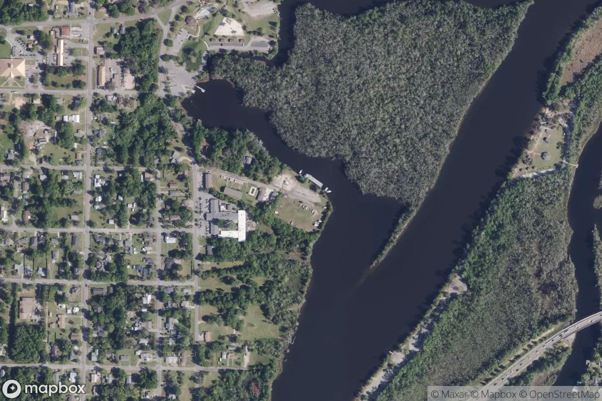 Satellite view of Marina at 30.6301, -87.0353