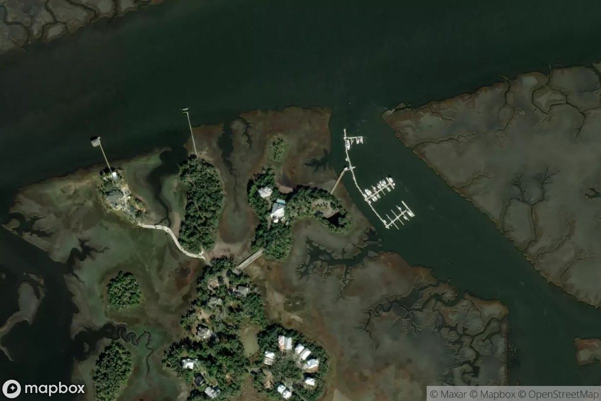 Satellite view of Marina at 30.6650, -81.5066