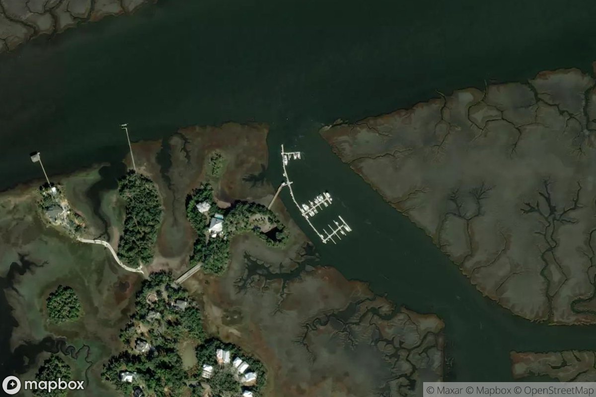 Satellite view of Marina at 30.6653, -81.5053