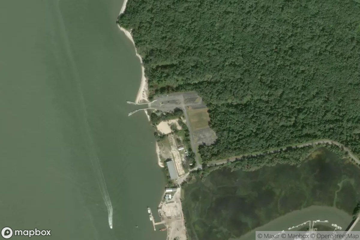 Satellite view of Marina at 30.6954, -81.4588