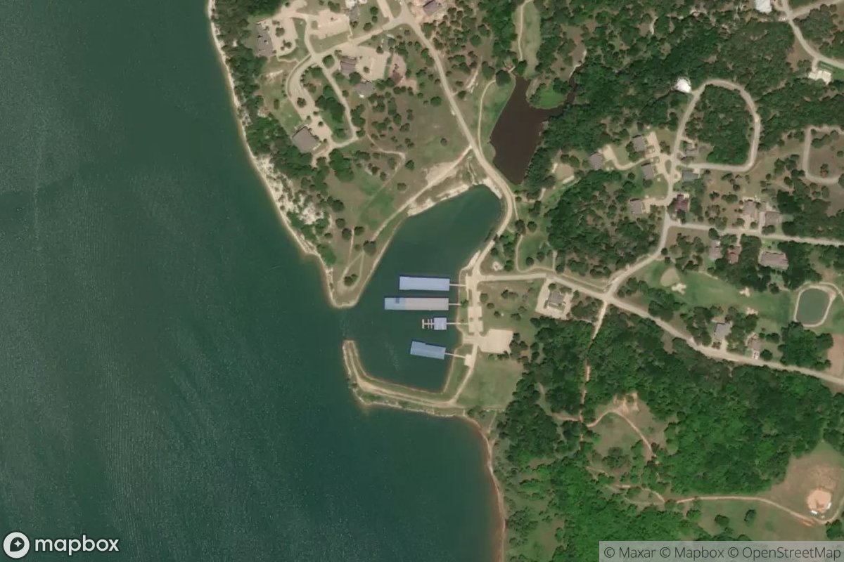 Satellite view of Marina at 32.0137, -97.4153