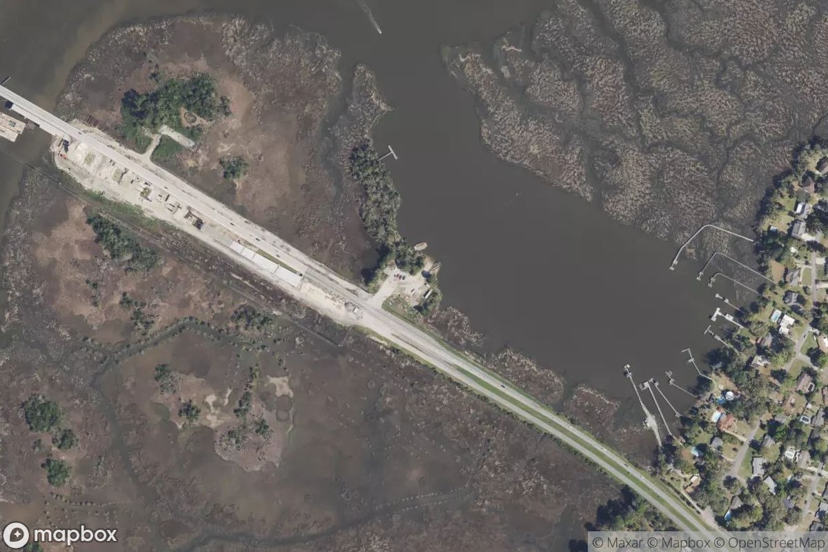 Satellite view of Marina at 32.0597, -81.0230