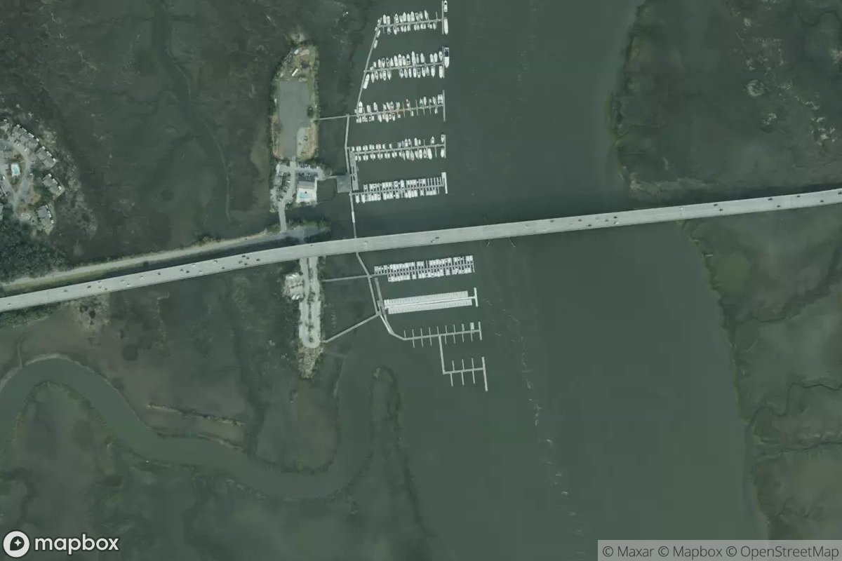 Satellite view of Marina at 32.7521, -80.0116