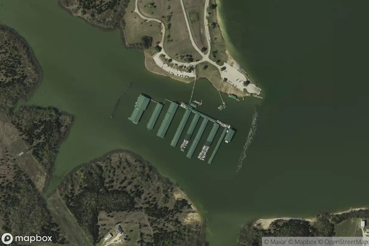 Satellite view of Marina at 33.0397, -96.5310