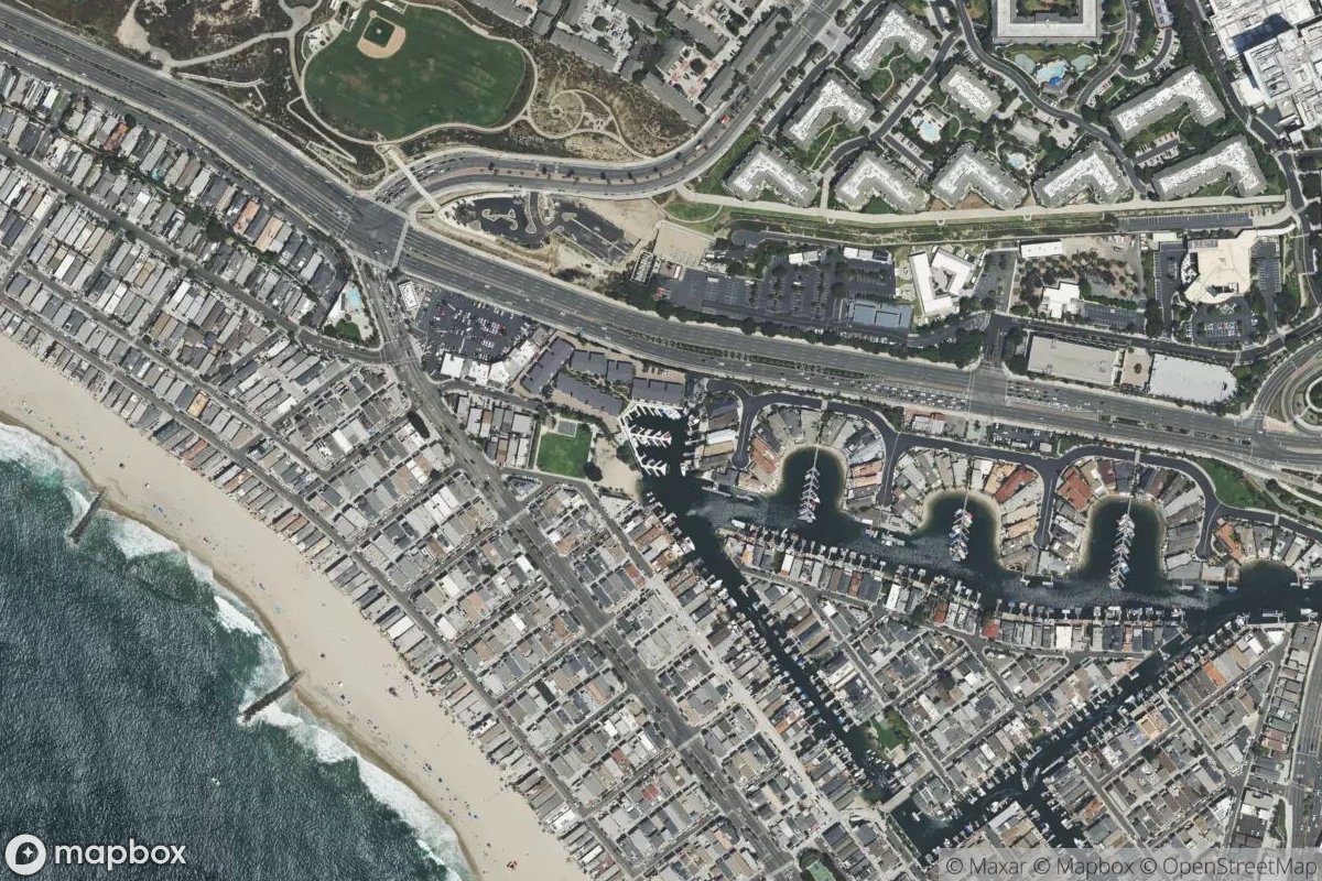 Satellite view of Marina at 33.6213, -117.9365
