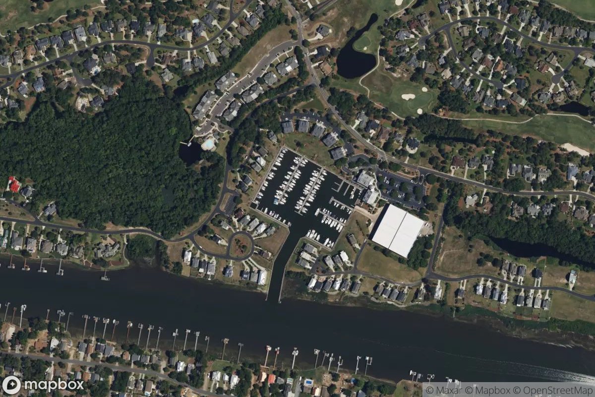 Satellite view of Marina at 33.9268, -78.1270
