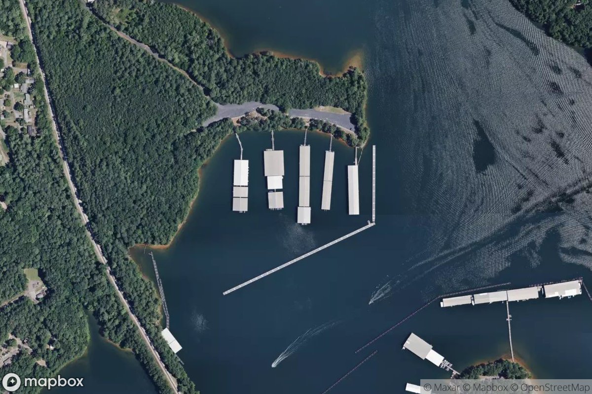 Satellite view of Marina at 34.1032, -84.7053