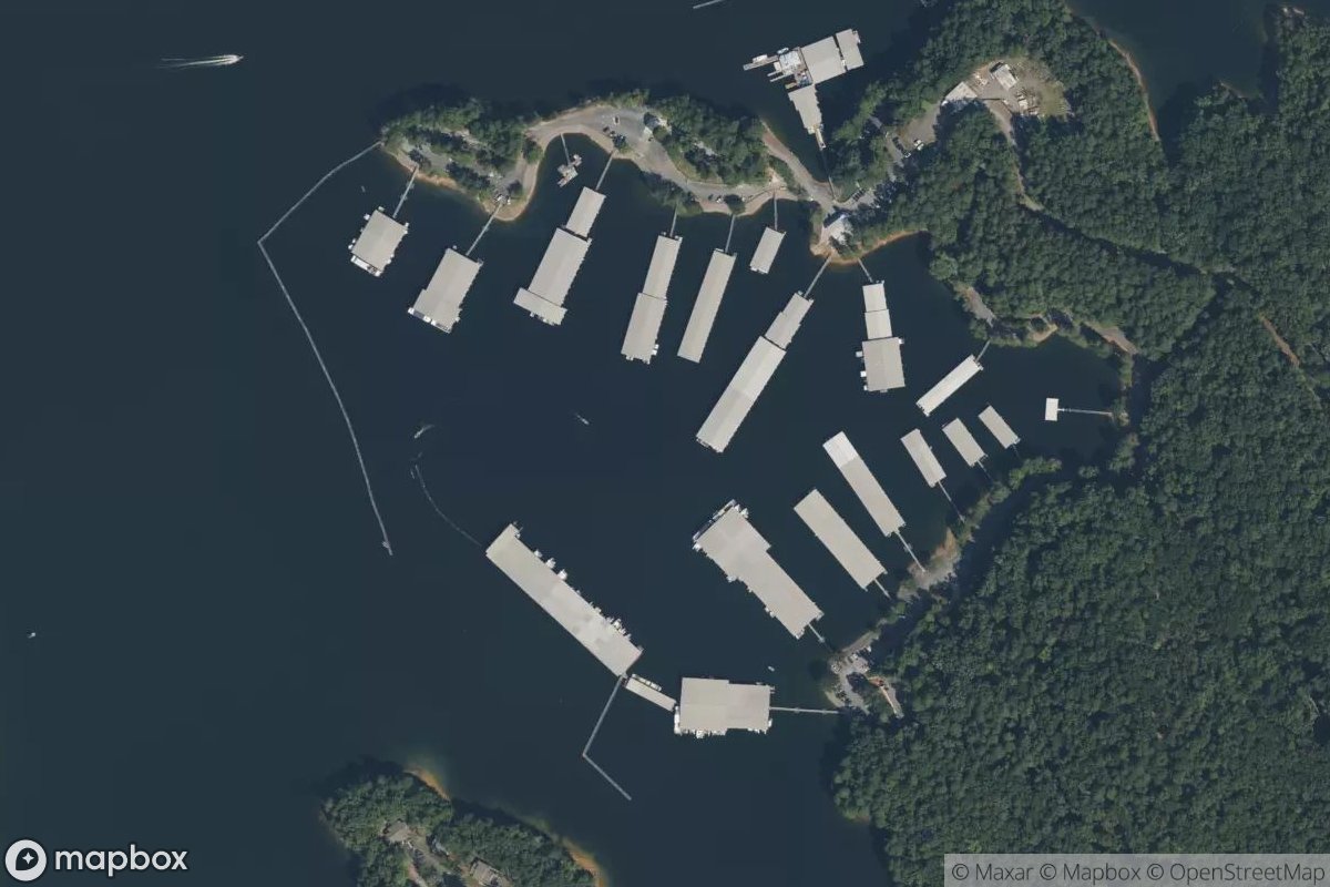 Satellite view of Marina at 34.1622, -84.7167