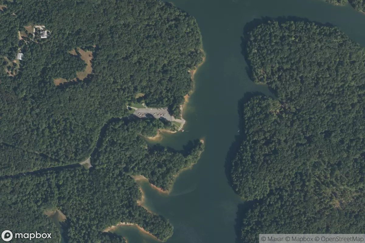 Satellite view of Marina at 34.1888, -84.6945