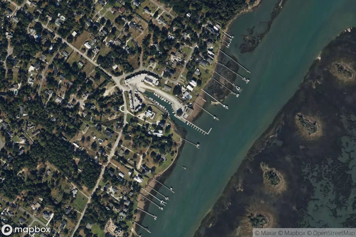 Satellite view of Marina at 34.3113, -77.7327