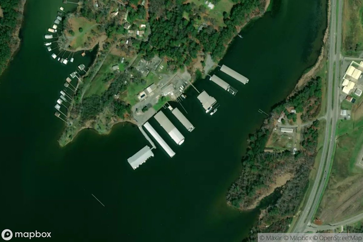 Satellite view of Marina at 34.3966, -86.2788