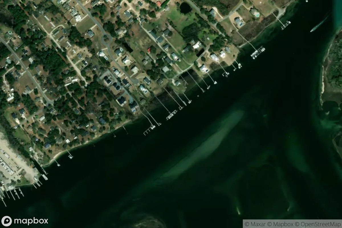 Satellite view of Marina at 34.4086, -77.5994