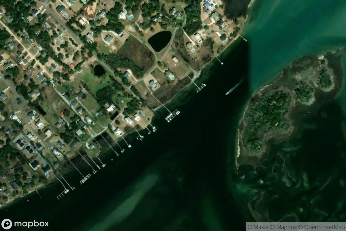 Satellite view of Marina at 34.4105, -77.5961