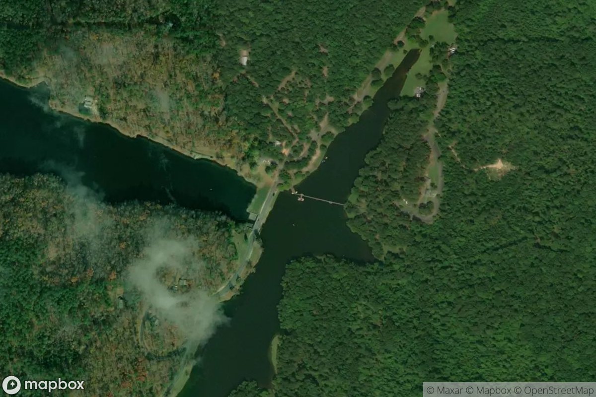 Satellite view of Marina at 34.4390, -85.3374