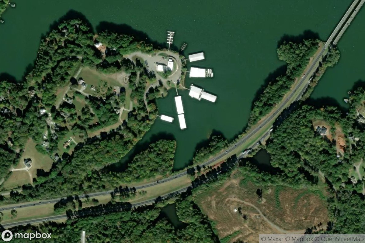 Satellite view of Marina at 34.4808, -83.0343