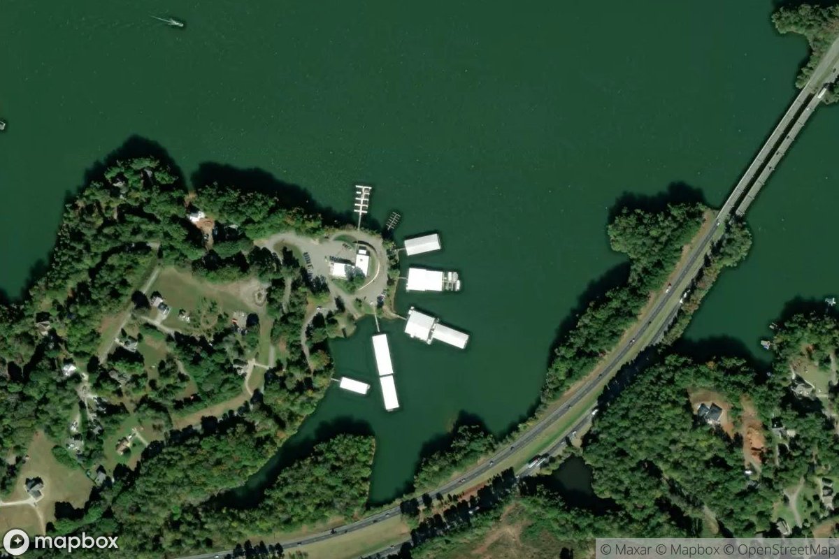 Satellite view of Marina at 34.4823, -83.0339