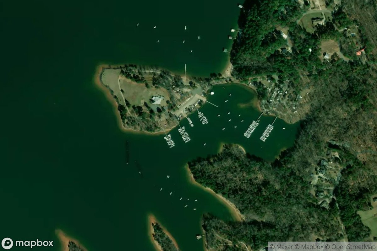 Satellite view of Marina at 34.4990, -82.7959