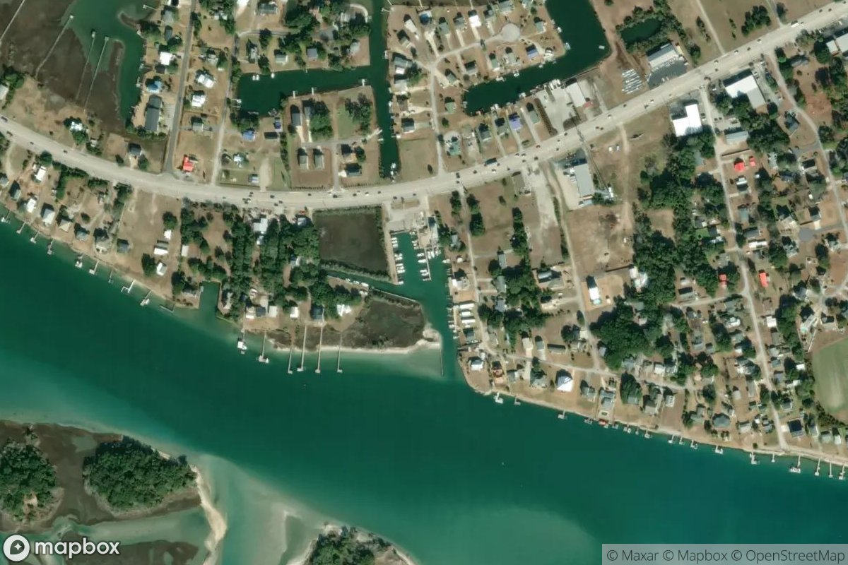 Satellite view of Marina at 34.6755, -77.1005