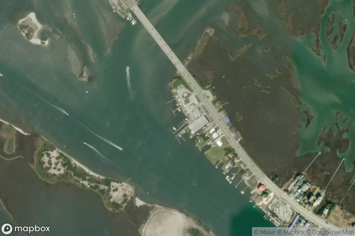 Satellite view of Marina at 34.6807, -77.1123