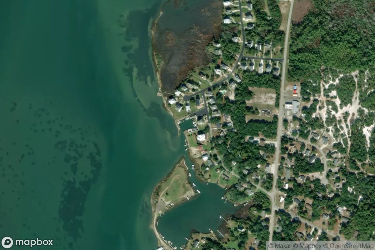 Satellite view of Marina at 34.7055, -76.5839