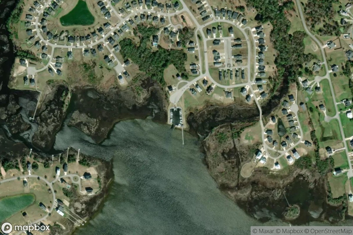Satellite view of Marina at 34.7101, -76.9704