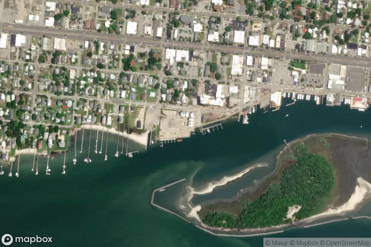 Satellite view of Marina at 34.7192, -76.7147