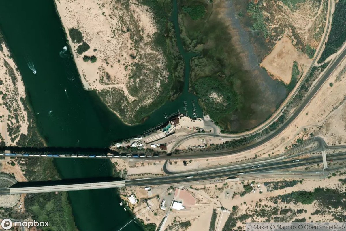 Satellite view of Marina at 34.7194, -114.4839