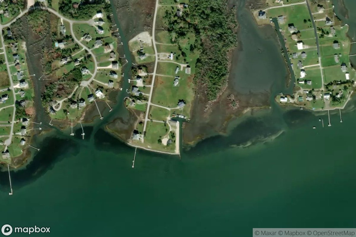 Satellite view of Marina at 34.7238, -76.5623