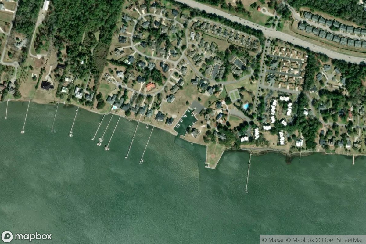 Satellite view of Marina at 34.7286, -76.8365