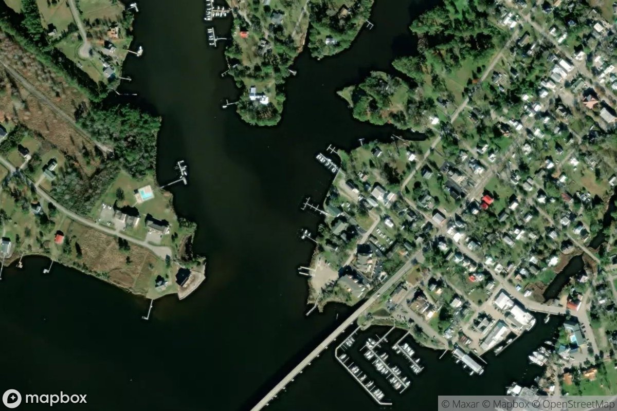 Satellite view of Marina at 35.0268, -76.7006