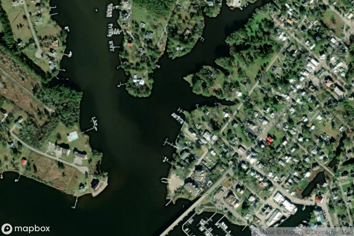 Satellite view of Marina at 35.0275, -76.7002